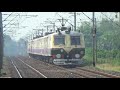 eastern railways old colored howrah chandanpur local emu electric multiple unit