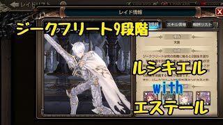 ジークフリート9段階 2-20ルシキエル  エステール入り 装備超越有
