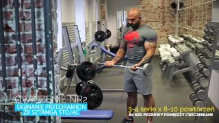 AKOP SZOSTAK - trening na biceps #1