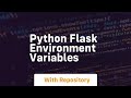 python flask environment variables