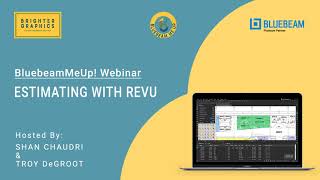 Estimating with Revu - BluebeamMeUp! Webinar Series by Brighter Graphics