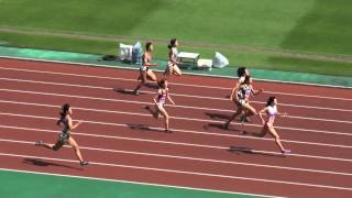 2014年　日本インカレ　女子200m決勝