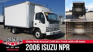 2006 Isuzu NPR 14ft Box Truck with Lift Gate | Truck Review | Dallas Commercial Trucks