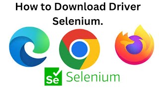 How to download the Selenium drivers, Chrome driver and gecko driver, Firefox from the browser||