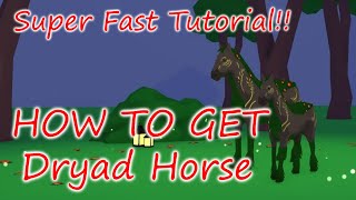 How To Get The DRYAD HORSE in HORSE VALLEY