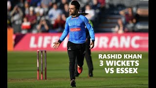 Rashid Khan 3 Wickets for Sussex vs Essex in T20 Blast 2022