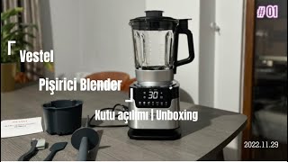 Vestel Pişirici Blender Kutu açılımı - Bu blenderda çorba yapabilirsin ! 😍 #unboxing #vestel