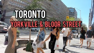 Toronto Downtown Bloor St and Yorkville September 2021 Canada