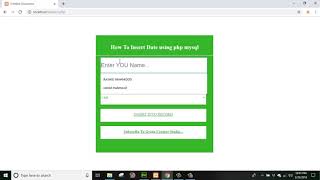 how to insert date in mysql using php : part 1
