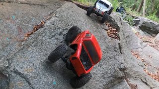 Axial SCX10 PRO \u0026 Toyzuki v2 Follow the Leader #rc #rccar #rctruck #rccrawler