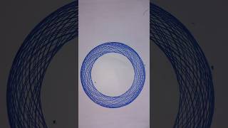 Blue ring😇 #satisfying #art #spirograph #relaxing #drawing #relax #amazing #mr.infinity #diy