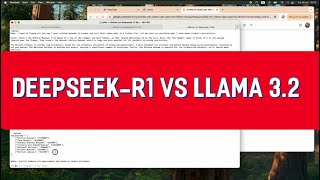 DEEPSEEK-R1 VS LLAMA 3.2 RUN COMPARE PERFORMANCE LIVE CODING on MAC M4. BEST PERFORMING LMM AI 2025