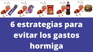 ¿Cómo eliminar los gastos hormiga?