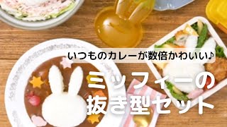 デコレーションが簡単にできるキャラカレー抜き方(ミッフィー)