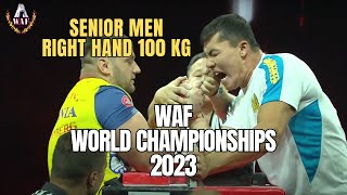 2023 WAF 100 KG RIGHT HAND SENIOR MEN ALL MATCHES