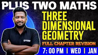 Plus Two Maths | Three Dimensional Geometry | Chapter 11 | Full Chapter | Exam Winner Plus Two