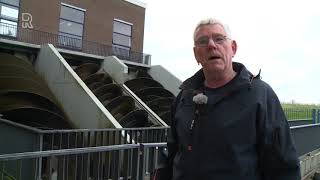 Het gemaal van Kinderdijk draait op volle toeren