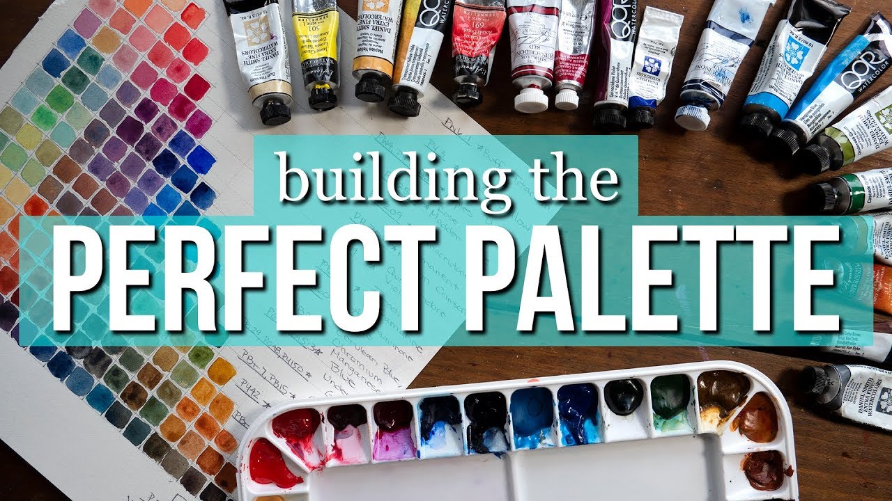 Building The PERFECT WATERCOLOR PALETTE - YouTube