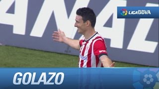 Golazo de cabeza de Aduriz (1-0) en el Athletic Club - Real Madrid