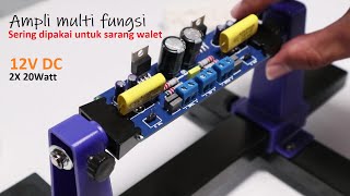 Make TDA7240 Amplifier | Chip Amp multi fungsi