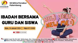 IBADAH BERSAMA SISWA & GURU  I  SDK MITRA PENABUR EBENHAEZAR PALEMBANG I 24 JANUARI 2024