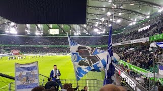 Stimmung im Hertha-Block in Wolfsburg! ( + Neues Lied! )