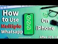 How to Use Multiple WhatsApp Accounts on iPhone in 2025📱 (Easy Step-by-Step Guide)