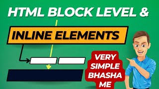 HTML Tutorial: Block Level and Inline Elements in HTML | Web Development 2023