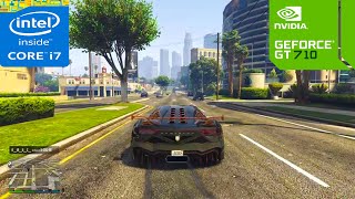 GTA 5 - GT 710 2GB - Benchmark Video