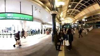 【360度VR】舞浜駅からTDRエントランスまで【行った気分になる動画】