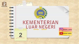 16. Informasi Seputar Kementerian Luar Negeri