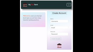 React banking application, Walkthrough overview of project with routing and global state.