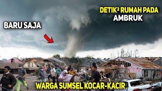 WARGA MENJERIT KETAKUTAN!! Baru Saja Detik² Tornado Sapu Pagardin Indonesia Hari ini! Puting Beliung