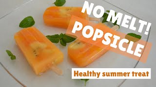 HOW TO MAKE NO MELT ★POPSICLE★ using Agar-Agar powder (EP206)