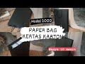 DIY cara membuat tas dari kertas karton