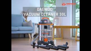 DAEWOO 30 Liter Vacuum Cleaner 👍 3 in 1 - WET / DRY / BLOW MALAYSIA #daewoo #vacuum #davcw90-30l