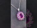 18KGoldUnheated Pink Sapphire Pendant#diamond #goldjewelry #gemstone #gold #goldjewellery #sapphire