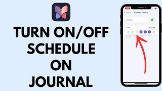 How to Turn On / Off Schedule in Journal App iOS 17.2 (2024)