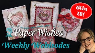 4 Sweet Valentine Card Ideas Using From the Heart 6x6 Paper by Crafter's Companion