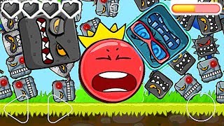 Красный Шар - мод на 1000 квадратов на уровне ! Игра Red Ball 4 mod 100 square шарик от Спуди