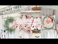 CHRISTMAS HOME TOUR 2022! 🎄VINTAGE WHITE COTTAGE CHRISTMAS DECOR HOME TOUR!