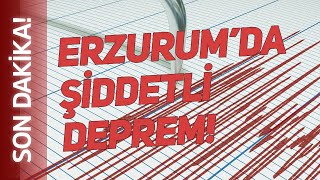 #SONDAKİKA Erzurum'da 5.1 büyüklüğünde depremden ilk görüntüler!