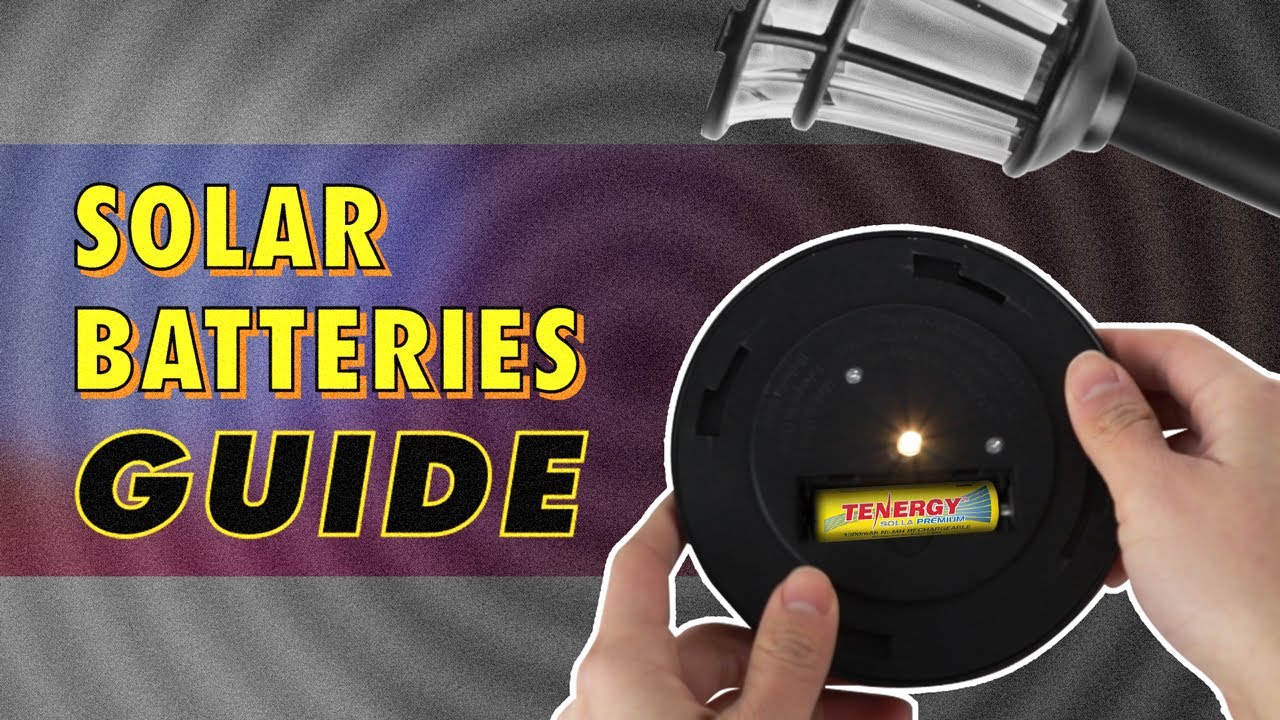 How To Choose The Right Batteries For Solar Garden Lights - YouTube