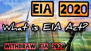 WITHDRAW EIA 2020- WHY TN REJECTS EIA | WHAT IS THE EIA 2020 ACT ? -EXPLAINED