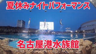 【イルカ】夏休みナイトパフォーマンス #名古屋港水族館