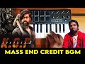 KGF - Chapter 2 | Mass End Credit Monster Bgm By Raj Bharath | Yash | Ravi Basrur | Prashanth Neel