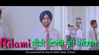 Nilami | Satinder Sartaaj | Whatsapp Status Video | Nilami Lyrics Video | Latest Punjabi Song 2018