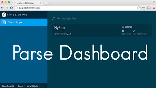 Parse Dashboard Tutorial (ParsePlatform-parse-dashboard)