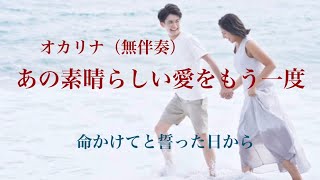 「あの素晴らしい愛をもう一度」オカリナ演奏（無伴奏）人工内耳の音楽聞き取り練習に