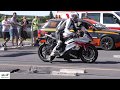 Yamaha R1 vs Yamaha R6 - superbikes drag racing 🚦🏍 4K UHD